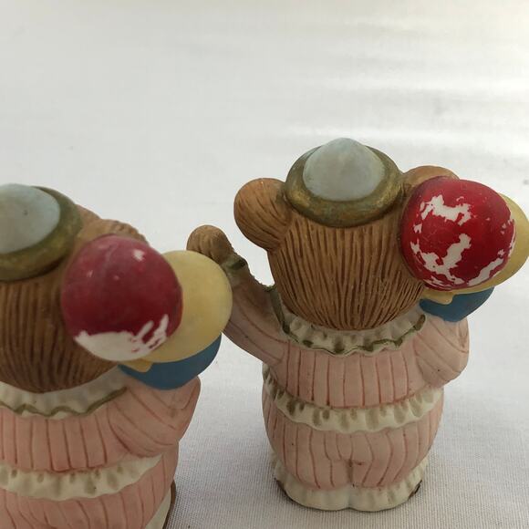 Homco Circus Teddy Bears #1449 Porcelain Figurines Lot of 3 - Picture 7 of 8